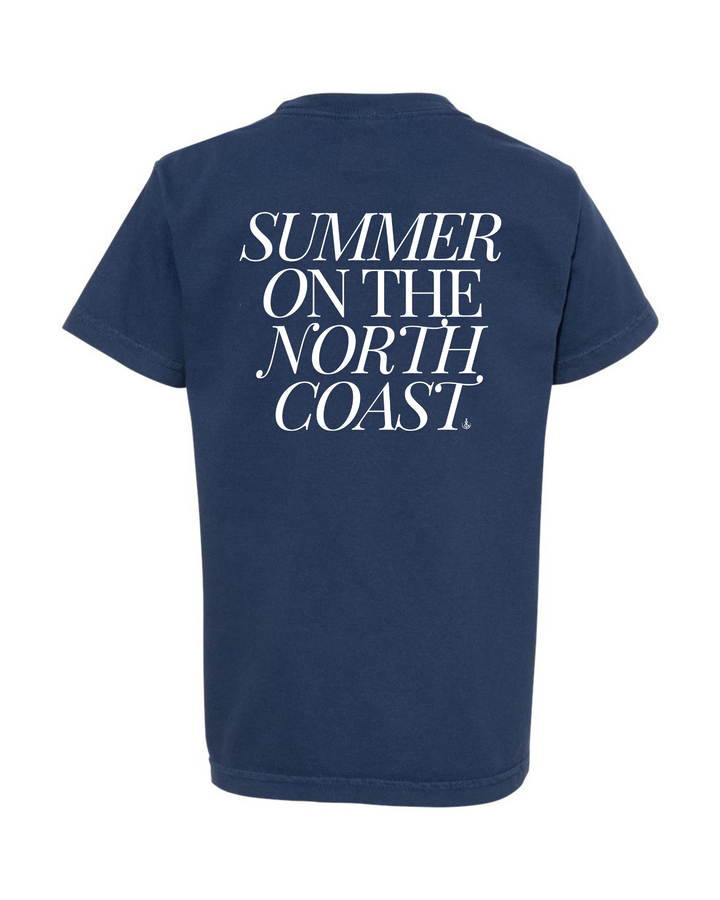 Youth Summer On The North Coast Short Sleeve- Navy