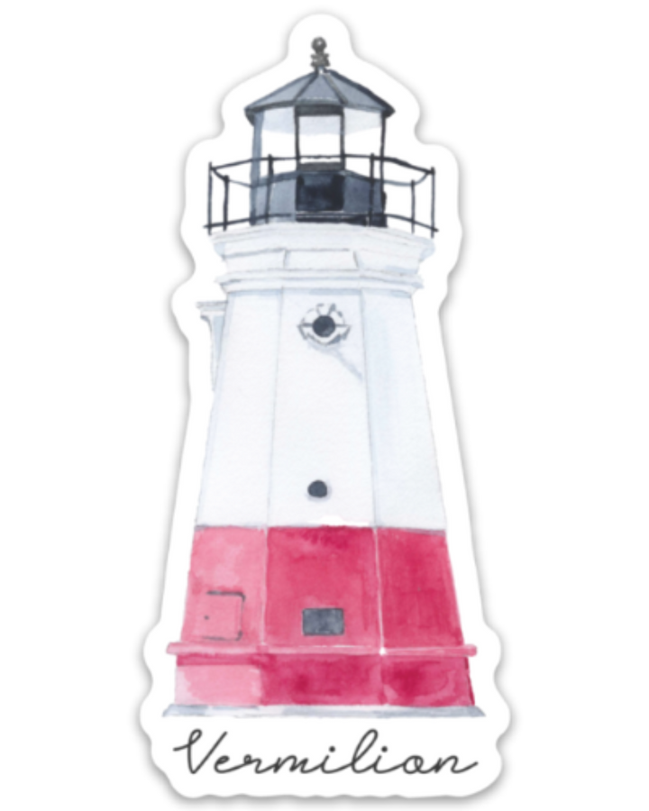 Vermilion Lighthouse Sticker