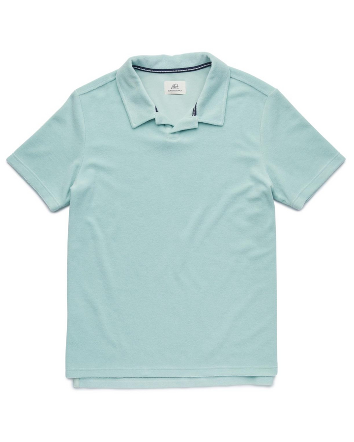 FINAL SALE Surfside Terry Polo-Mint