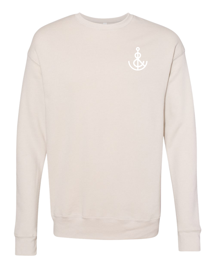 Cozy On The Coast Crewneck- Sand