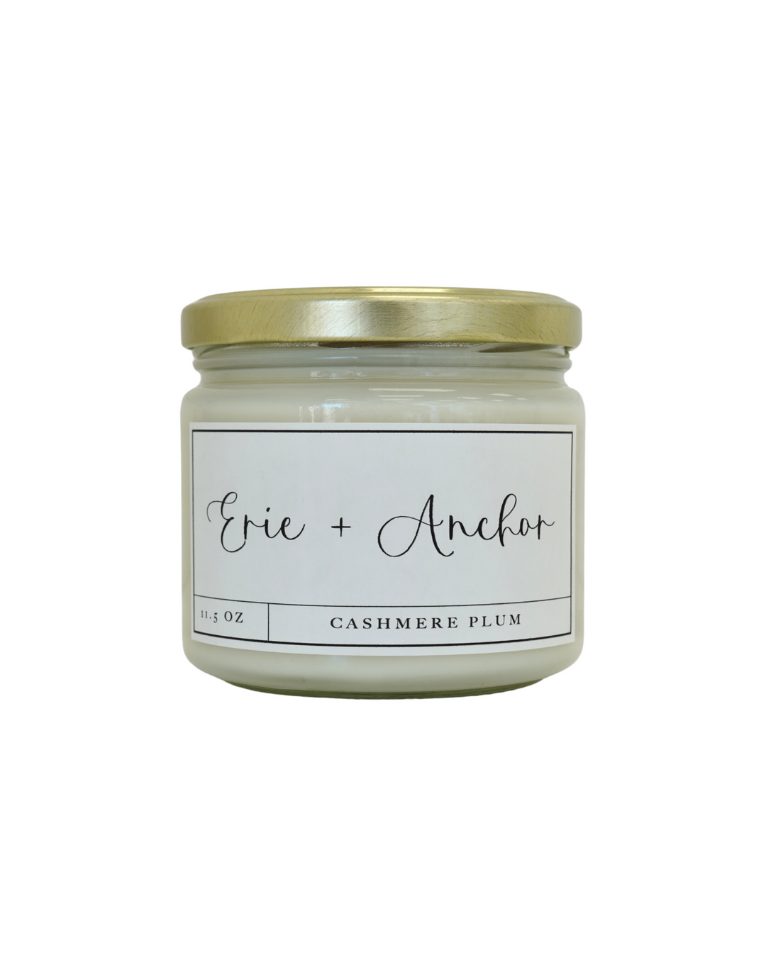 LWL Erie and Anchor Candle- Cashmere Plum