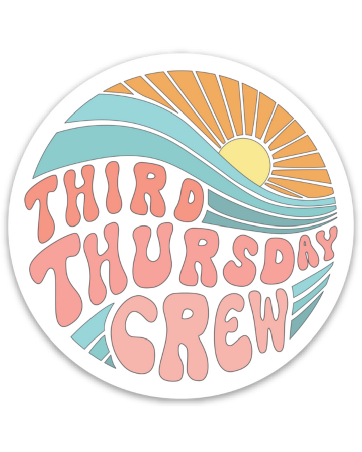 Third Thursday Crew Sticker