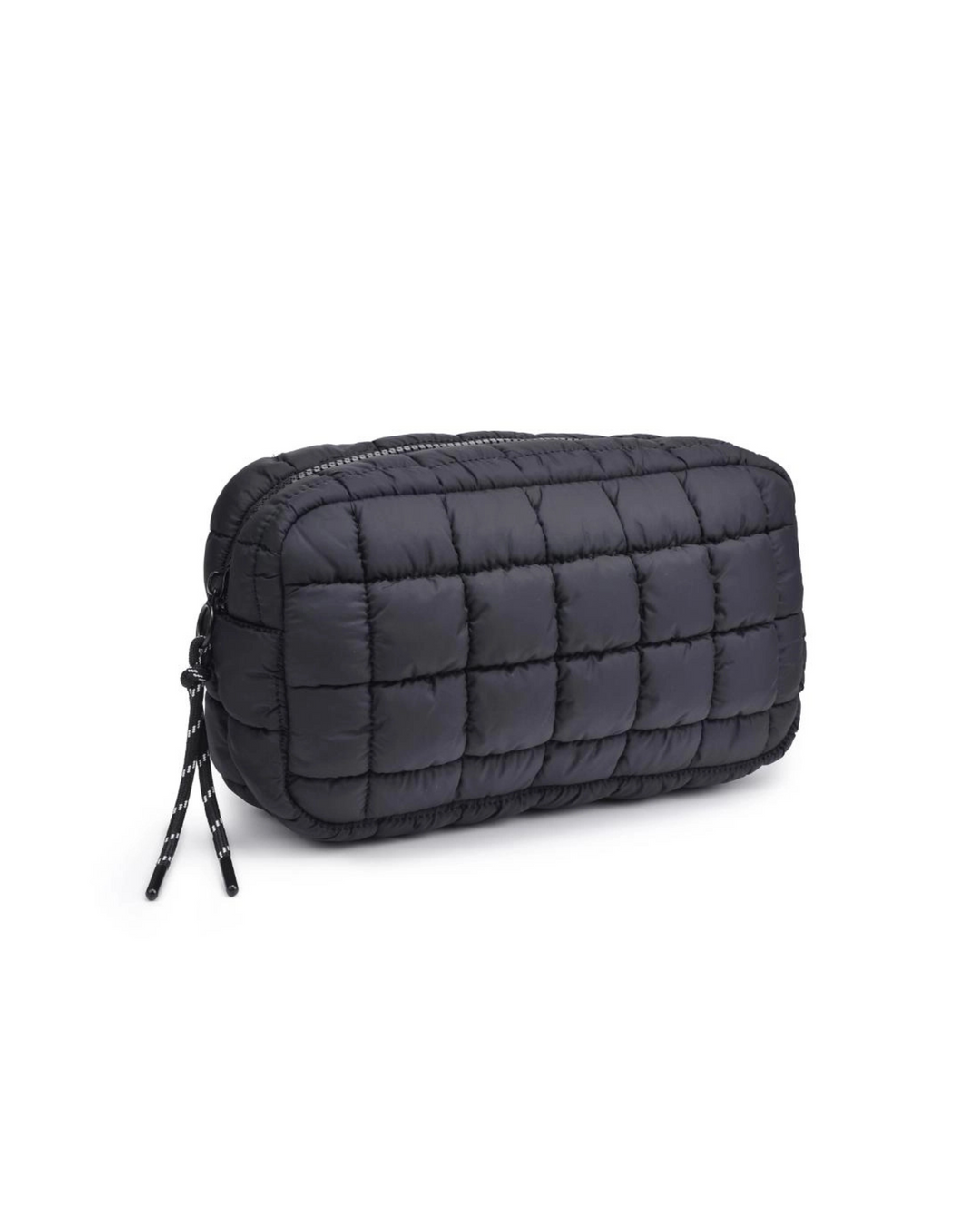 Quilted Puffer Cosmetic Travel Pouch