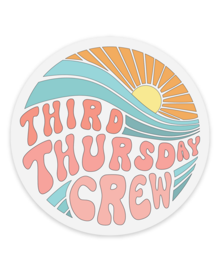 Third Thursday Crew Sticker