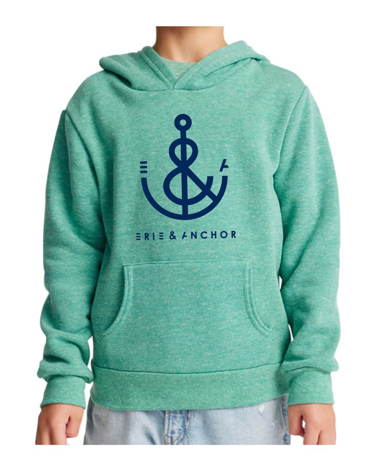 Youth Anchor Hoodie-Kelly Green