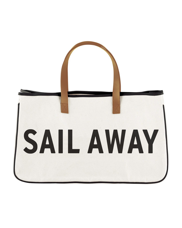 Sail Away Canvas Tote