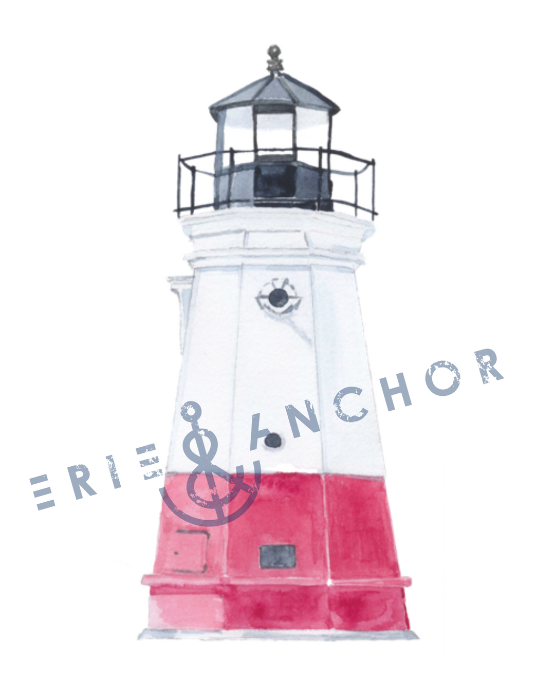 Vermilion Lighthouse Print 8X10