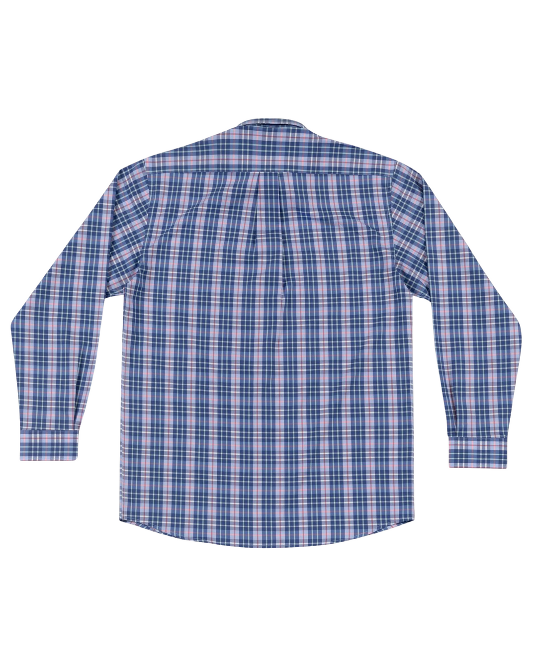 FINAL SALE Bluefish Plaid Dress Shirt- Light Blue