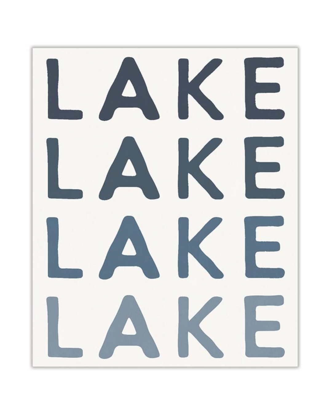 Lake Ombré Knit Throw