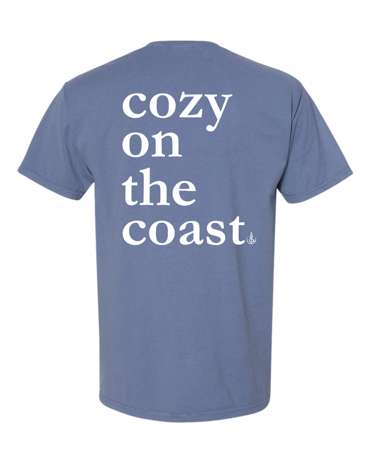 Cozy On The Coast Short Sleeve Tee- Saltwater