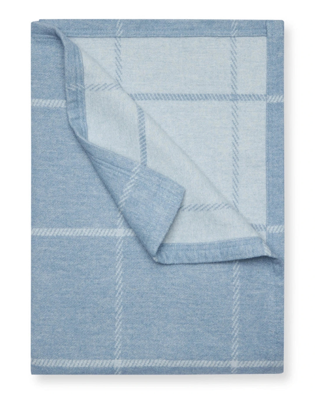 ChappyWrap Lightweight Blanket- Windowpane Cornflower Blue