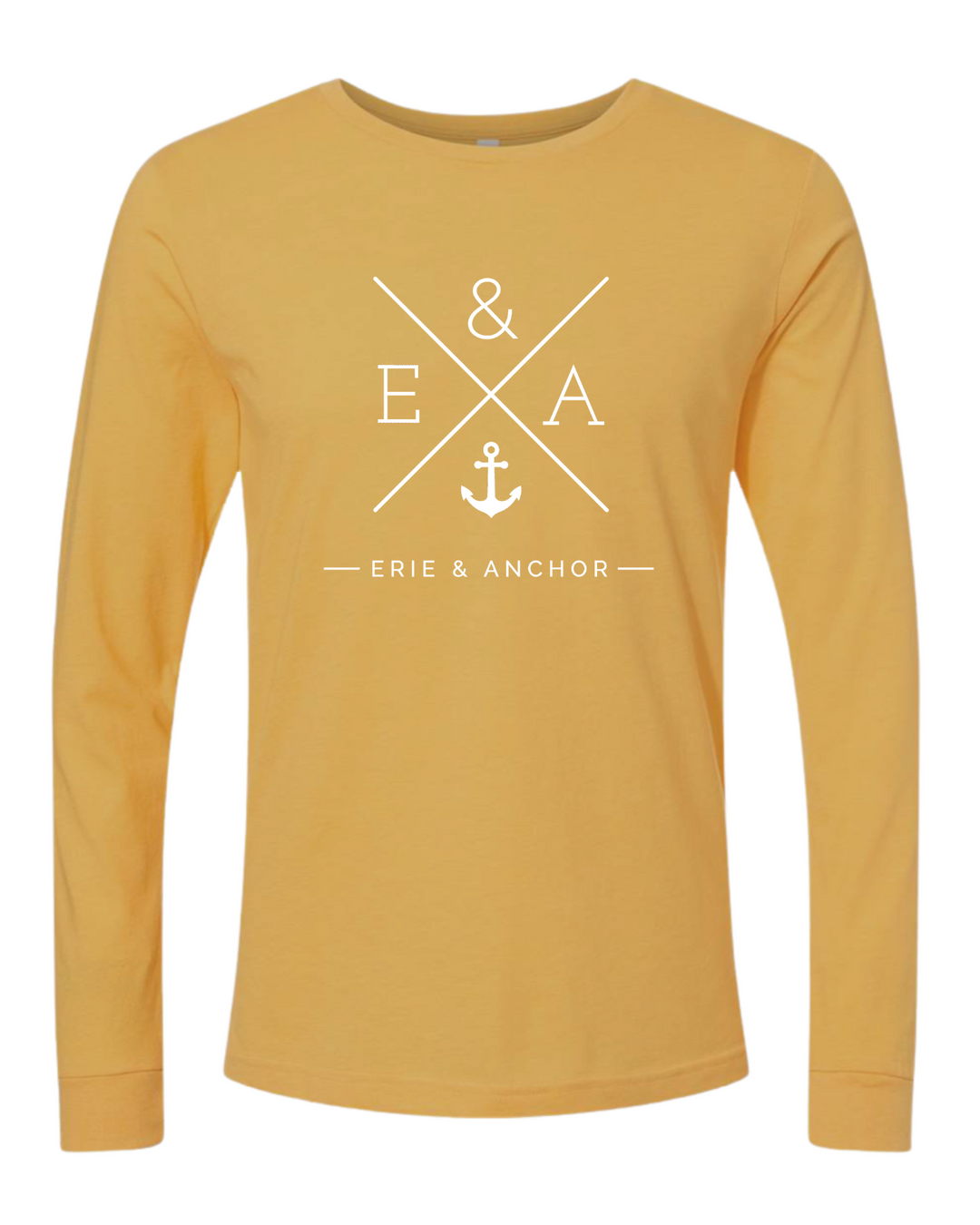 Unisex Crosswinds Long Sleeve Tee - Mustard