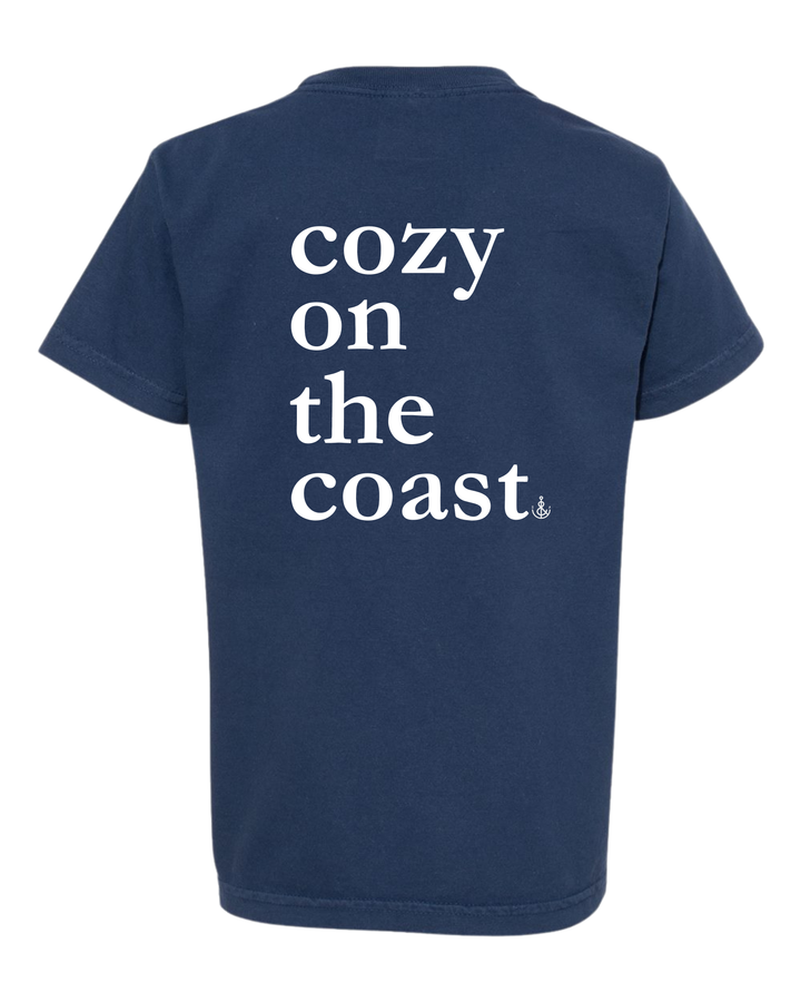 Youth Cozy On The Coast Short Sleeve- Navy