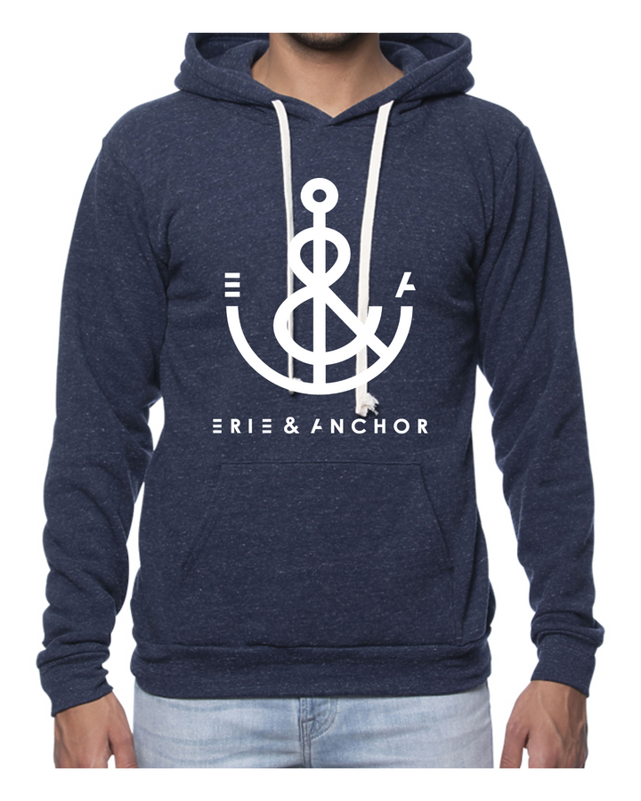 Anchor Hoodie-Navy