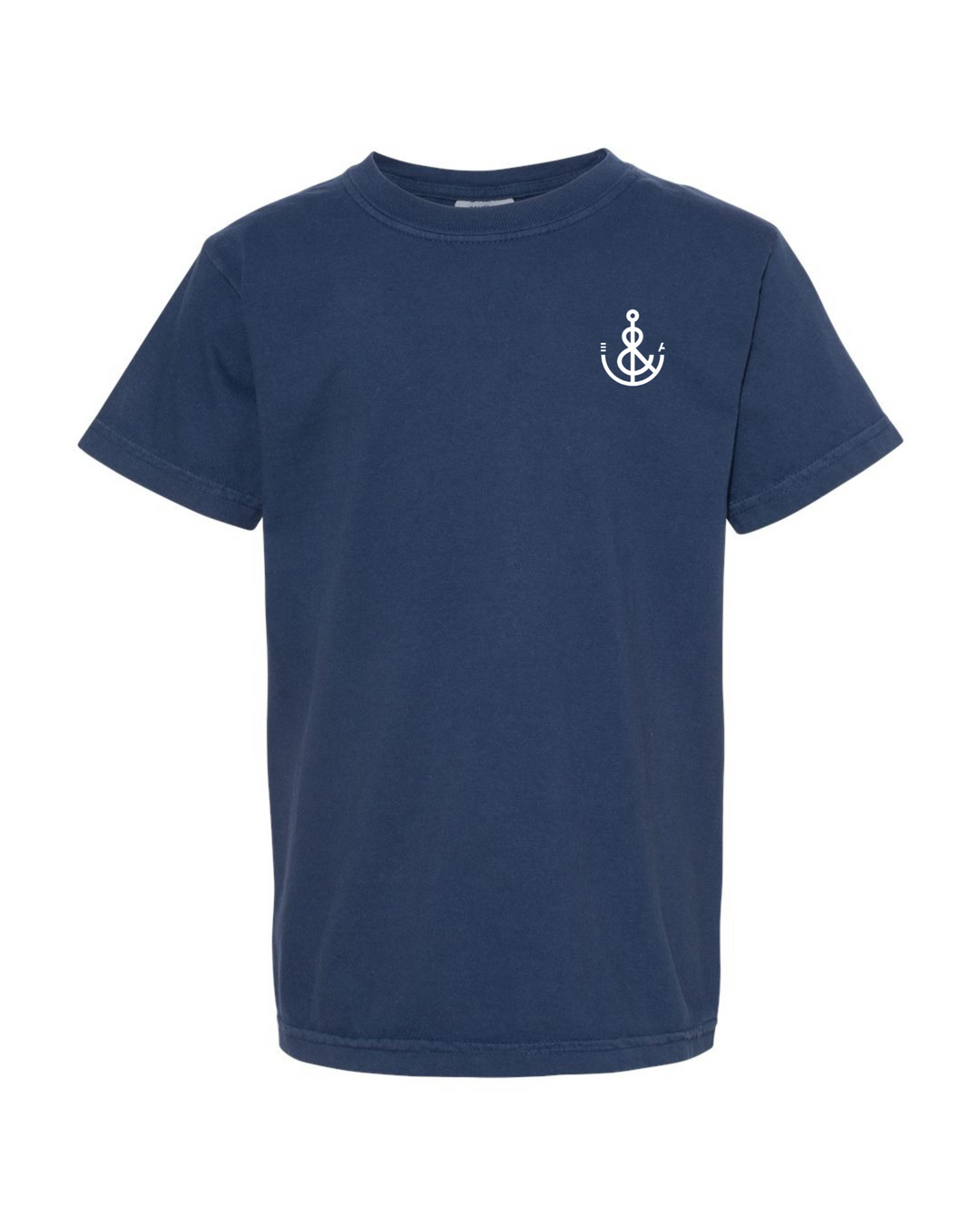 Youth Summer On The North Coast Short Sleeve- Navy