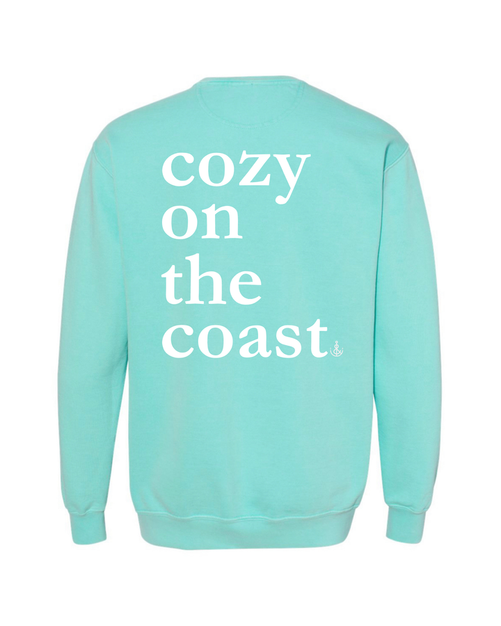 FINAL SALE Unisex Cozy On The Coast Crewneck- Mint