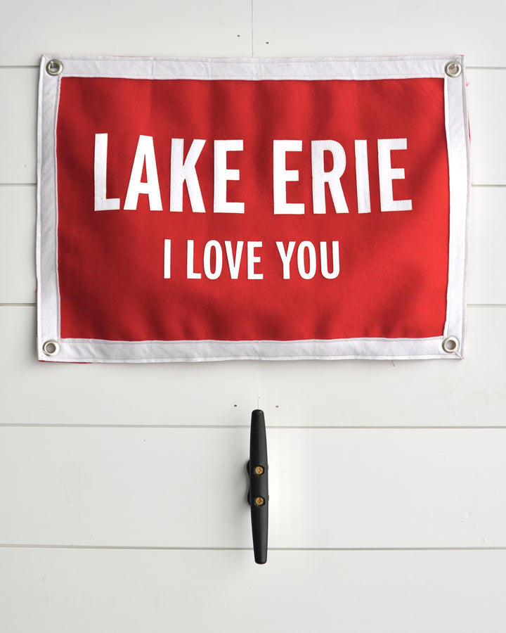 Lake Erie I Love You Banner 18X24