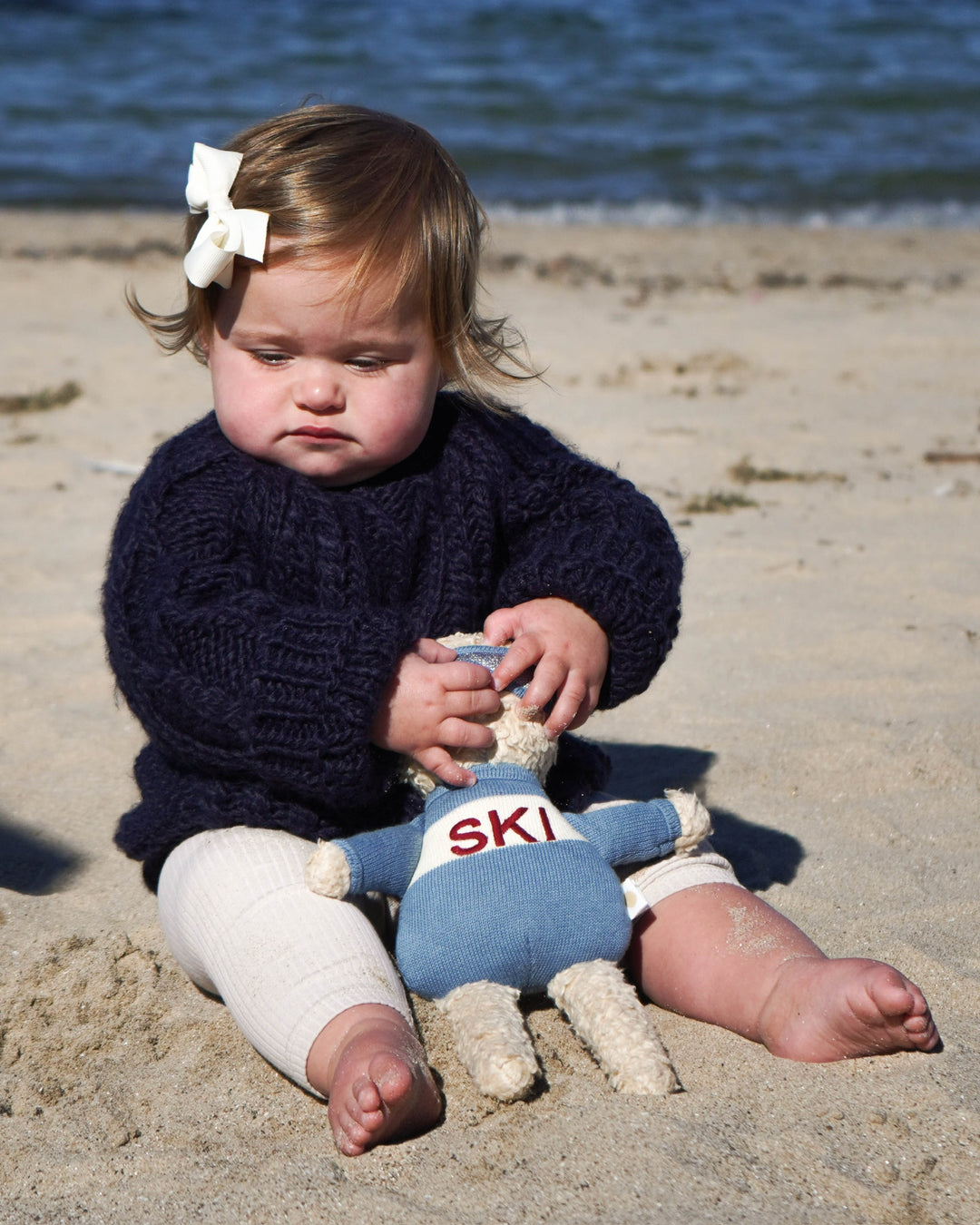 Youth Fisherman Sweater- Navy