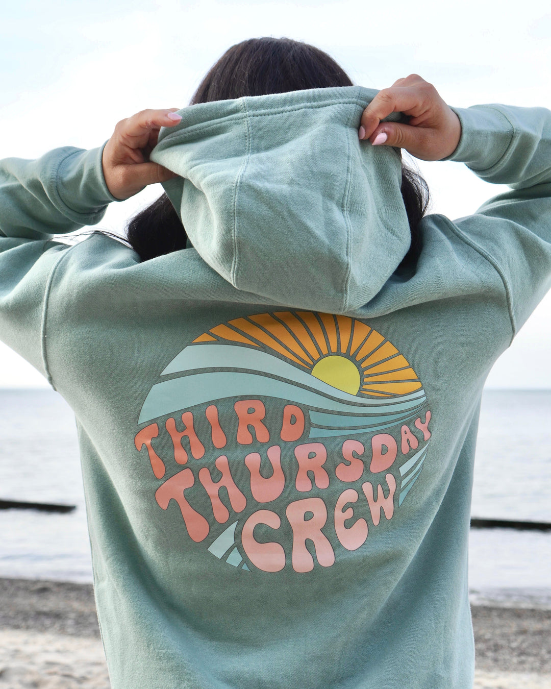 Unisex Third Thursday Hoodie- Seafoam