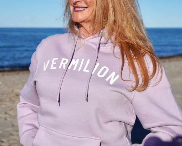 Unisex Vermilion Puff Hoodie- Light Purple