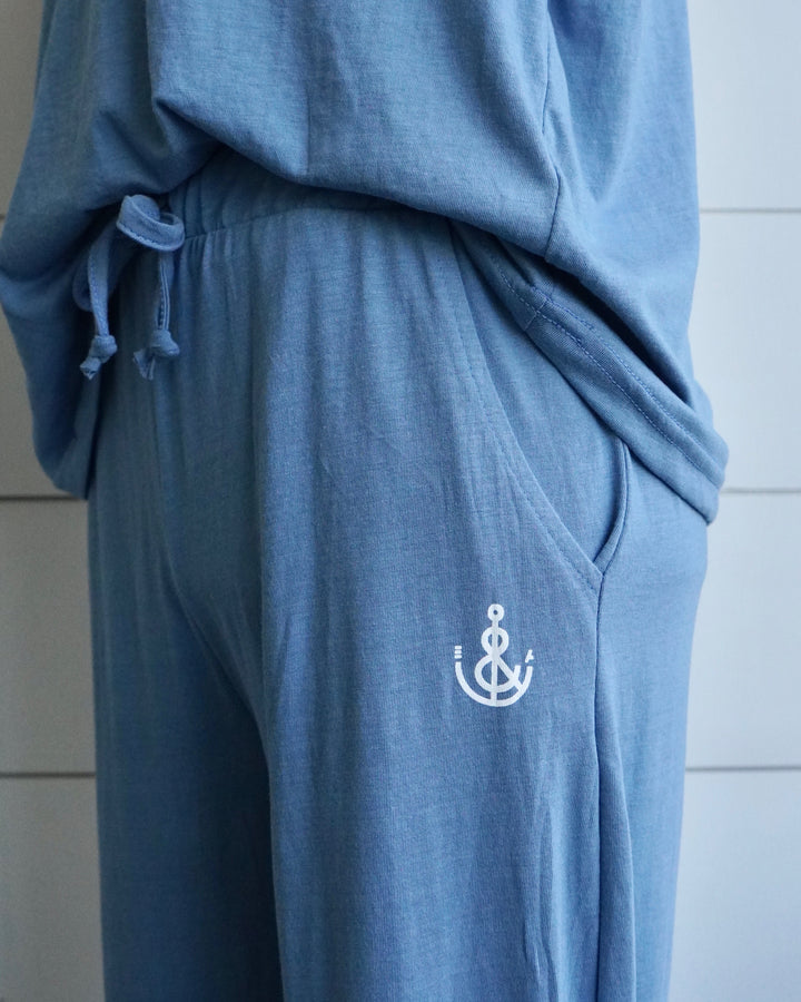 Women’s Anchor Pajama Pants- Blue