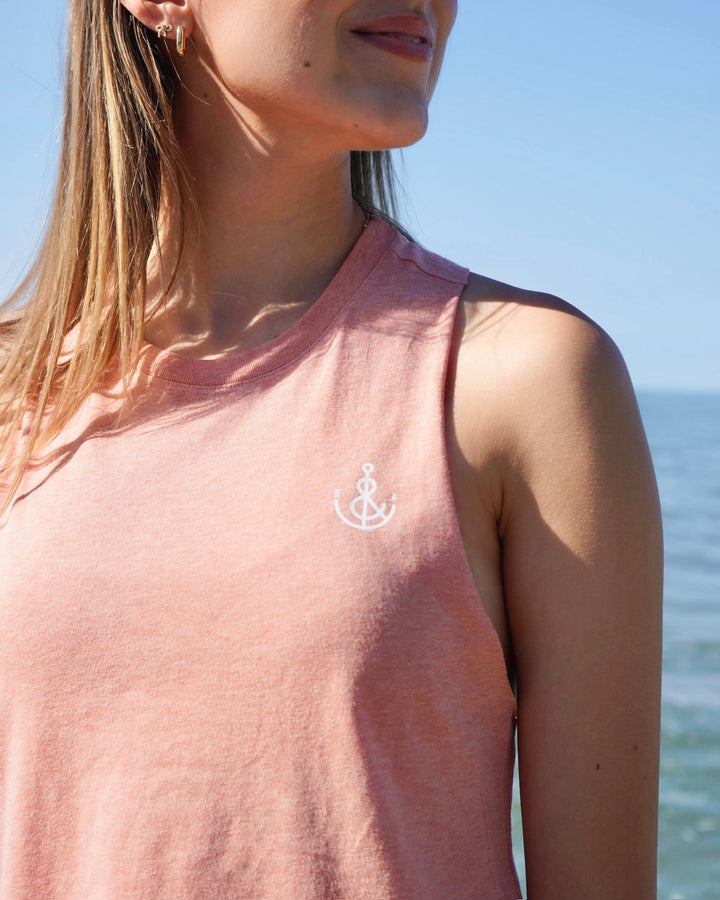 Anchor Women’s Racerback Tank- Sunset