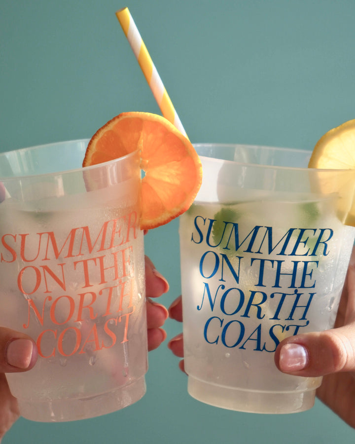 Summer On The North Coast Reusable Cups- Set of 10