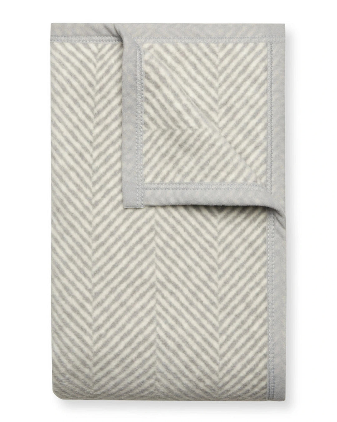 ChappyWrap Midi Blanket- Harborview Herringbone Light Grey