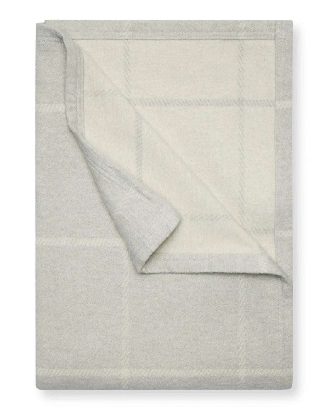 ChappyWrap Lightweight Blanket- Windowpane Light Grey