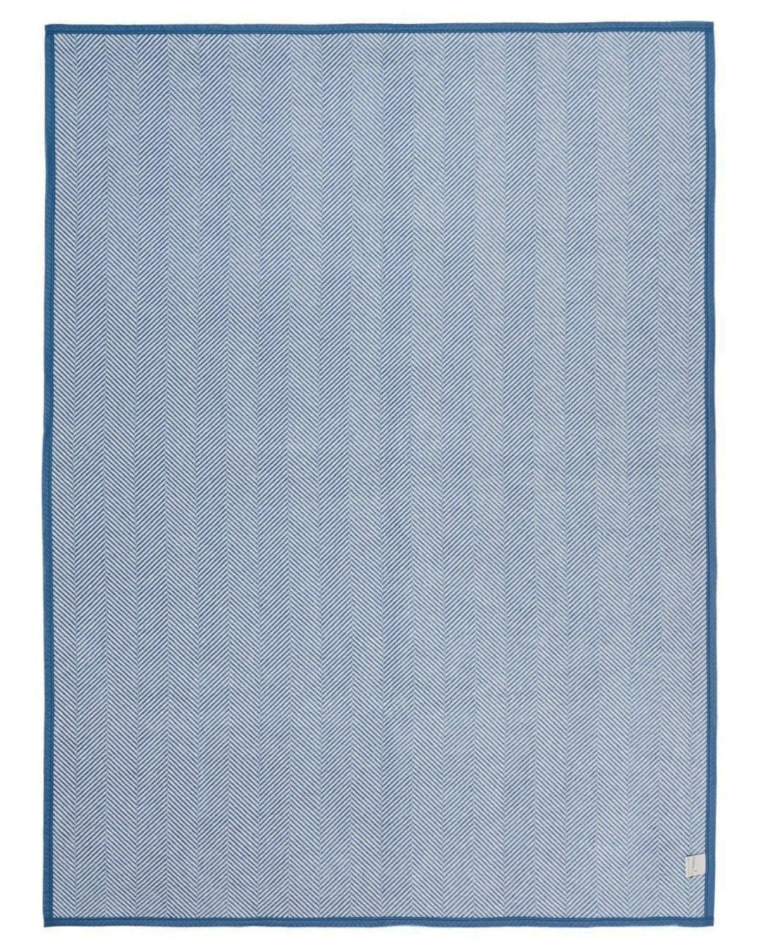 ChappyWrap Blanket- Harborview Herringbone Light Blue